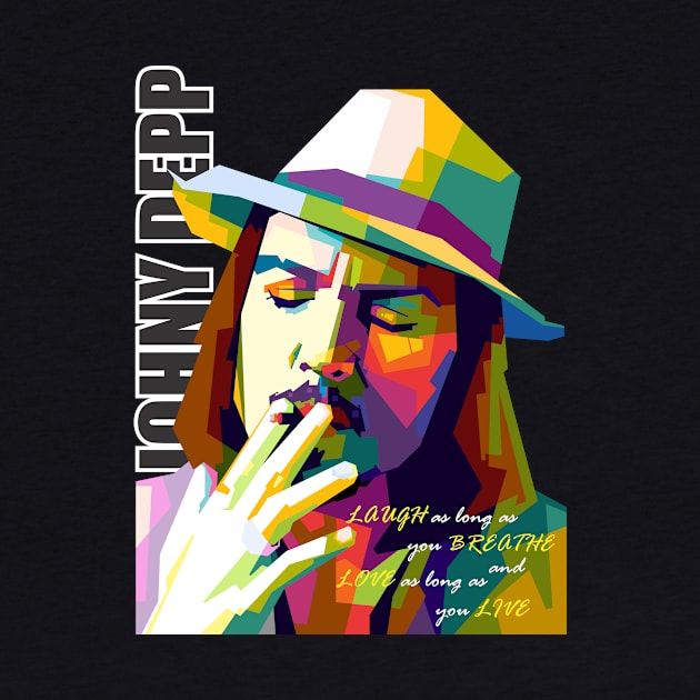 Johny depp smoke by Martincreative